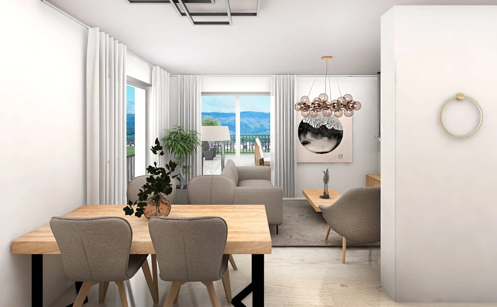 Penthouse Apartament 3 camere tip P1 Ap 73 Bloc 5