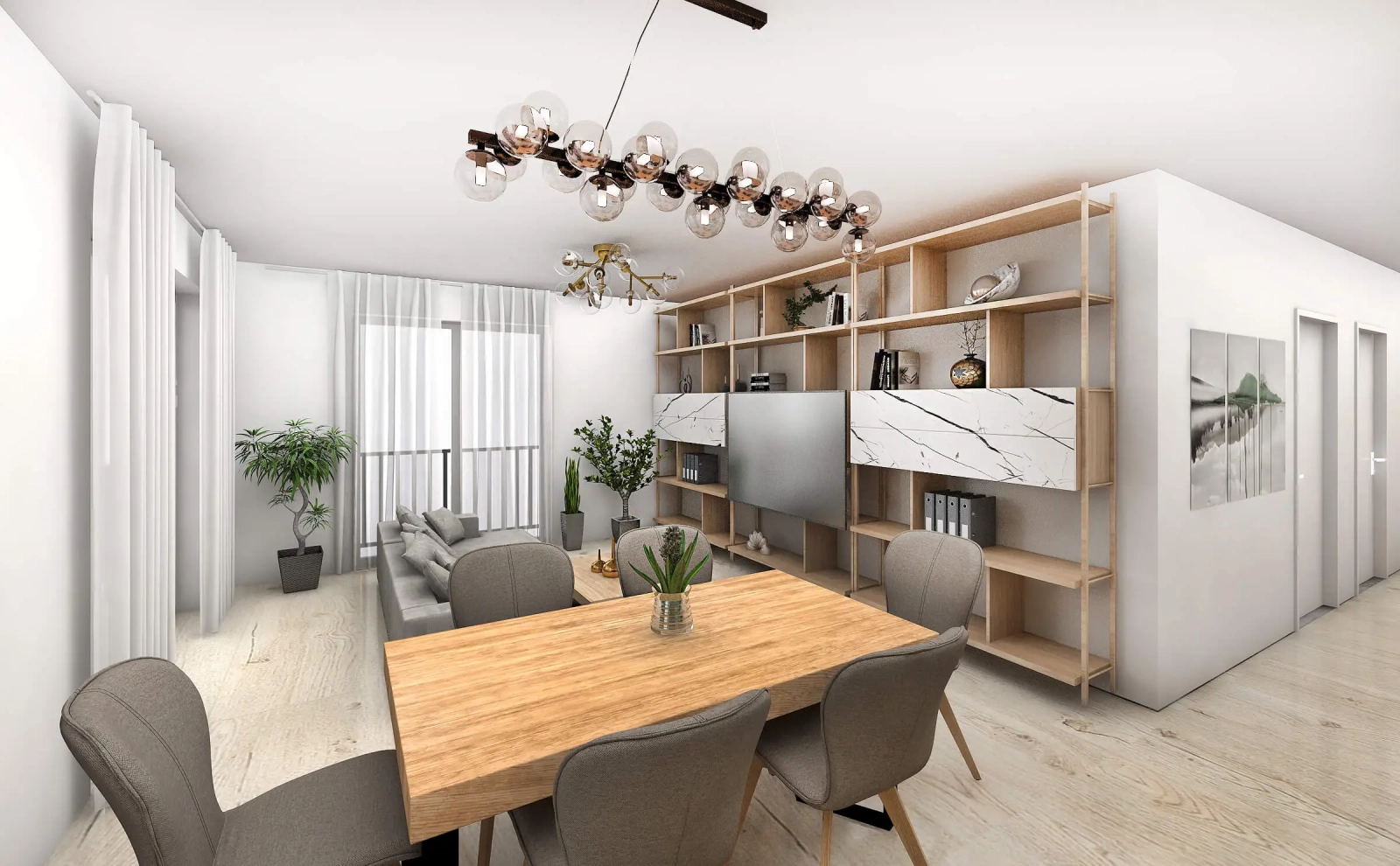 Penthouse Apartament 3 camere tip P3 Ap 76 Bloc 5