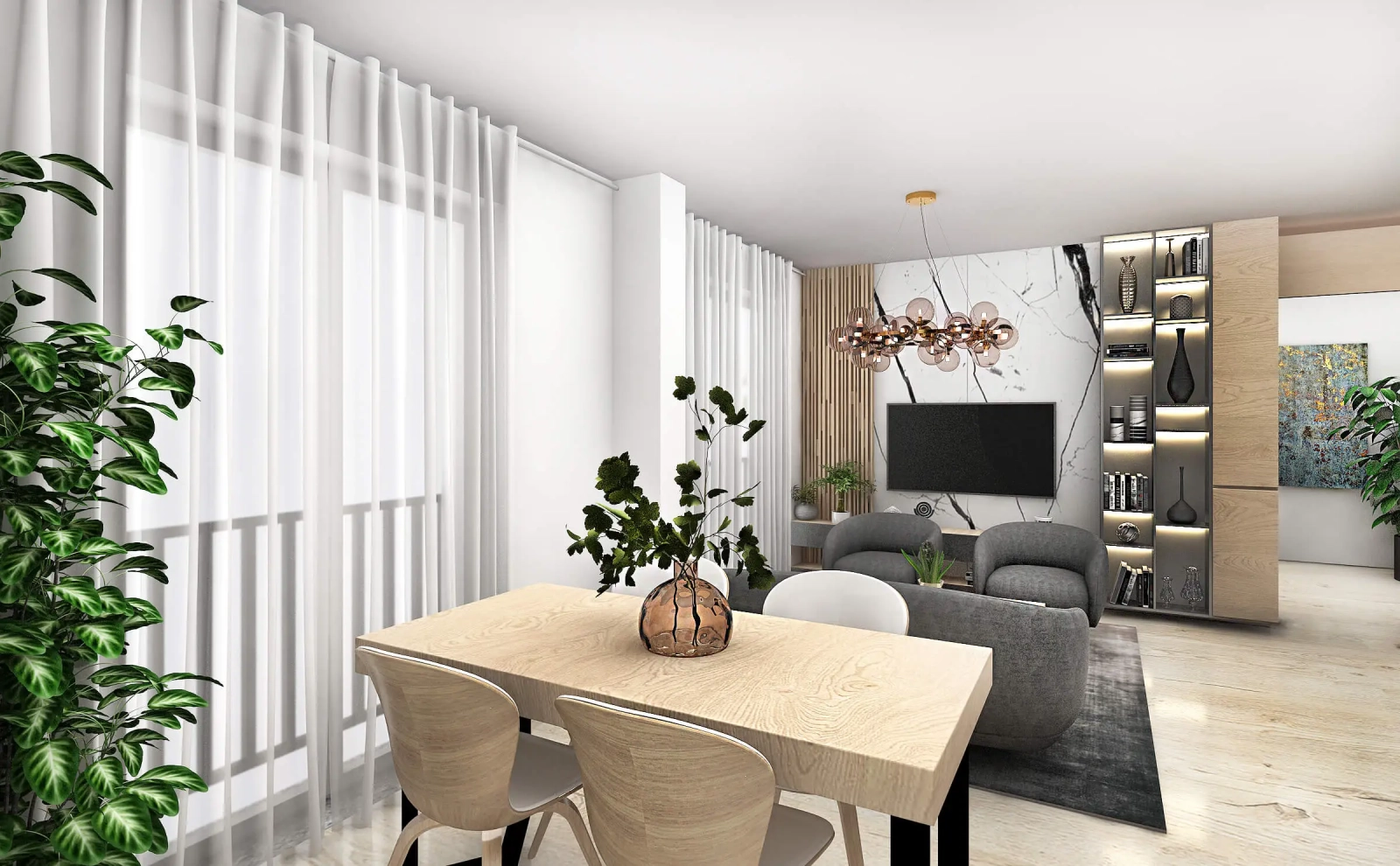 Penthouse Apartament 3 camere tip P2 Ap 74 Bloc 5