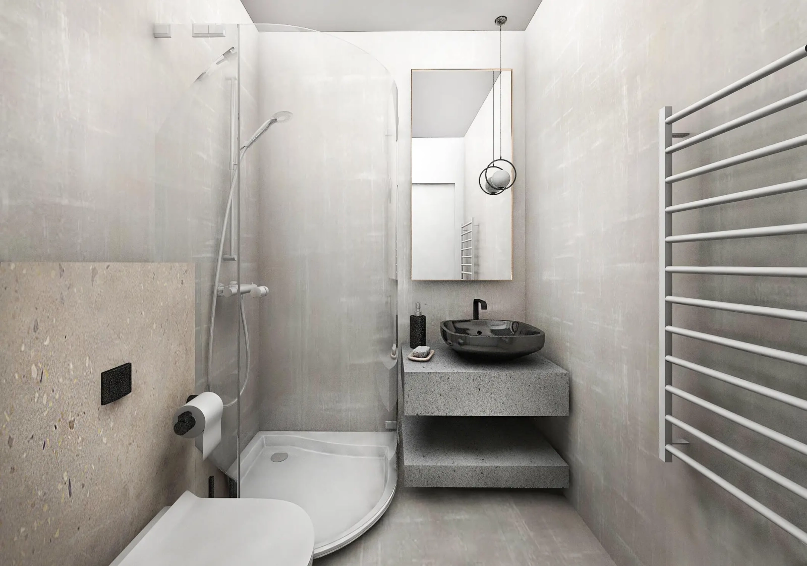 Apartament Penthouse cu 3 camere Tip P1