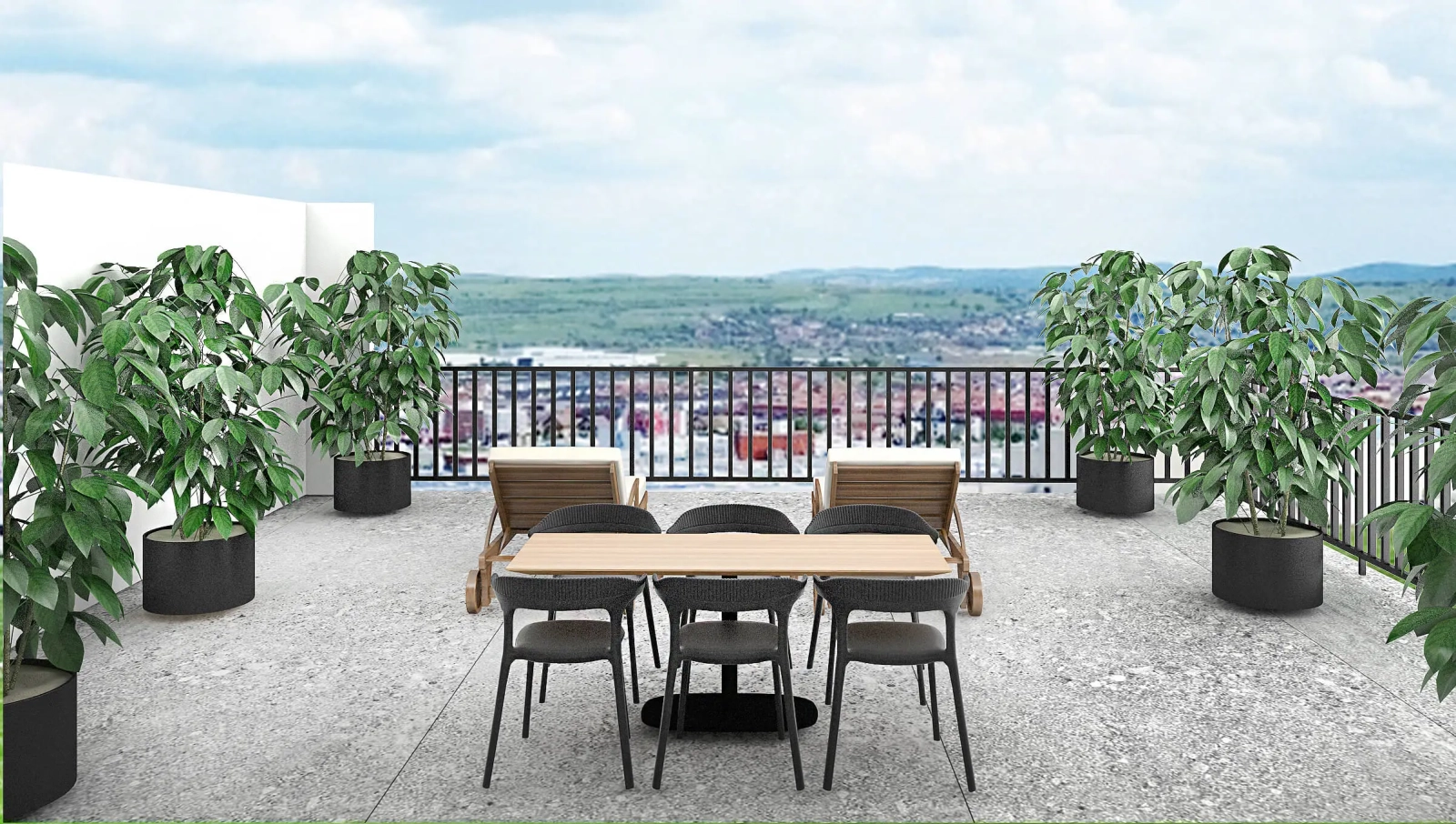 Apartament Penthouse cu 3 camere Tip P2