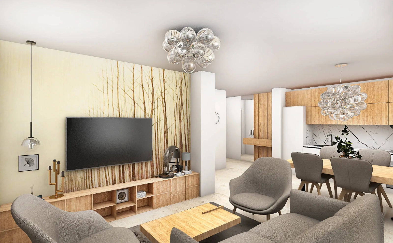 Apartament cu 2 camere tip E1