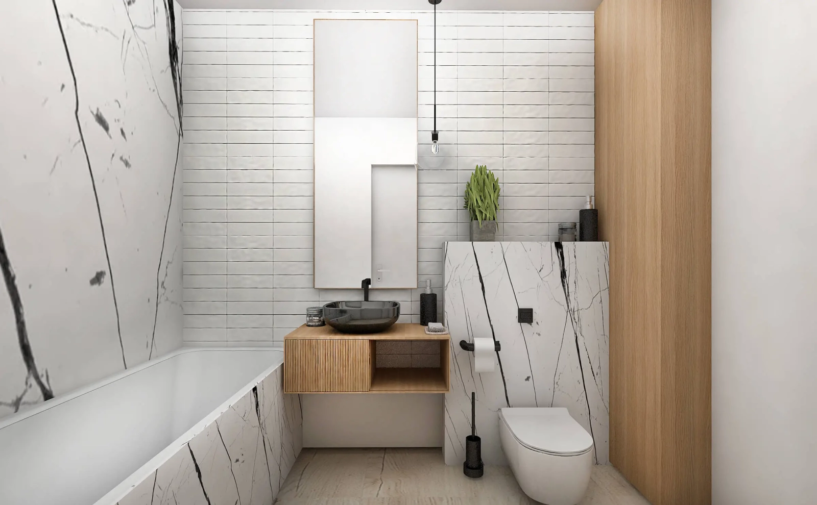 Apartament cu 3 camere tip D1